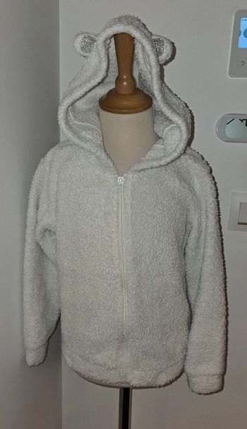 Gilet polaire à capuche 8 ans