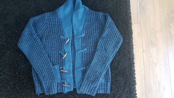 Gilet T12ans bleu canard
