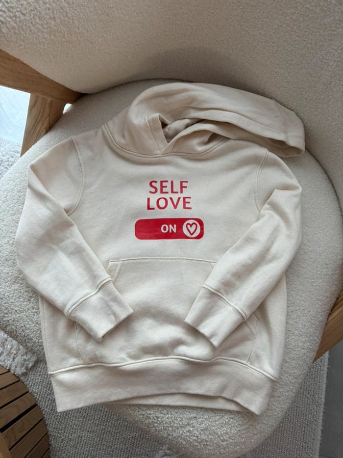 Sweat self love 5/6 ans mixte