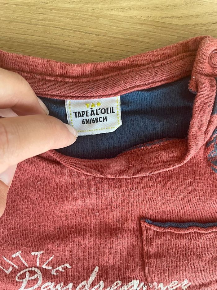 T-shirt garçon Tape à l’œil 6 mois - photo numéro 3