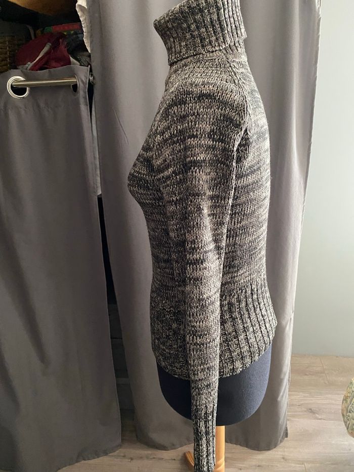 Pull col roulé femme nickel - photo numéro 2