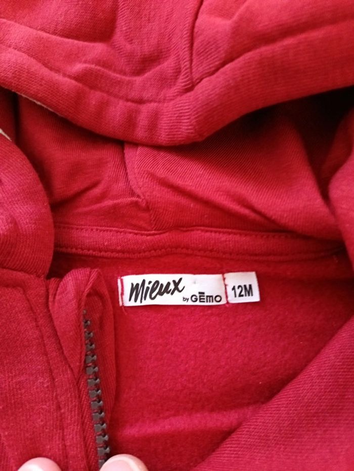 Veste à capuche Gémo 12 mois - photo numéro 3