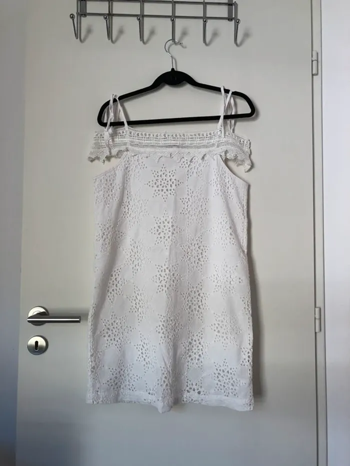 Robe broderie anglaise Les Petites blanche taille 36 S