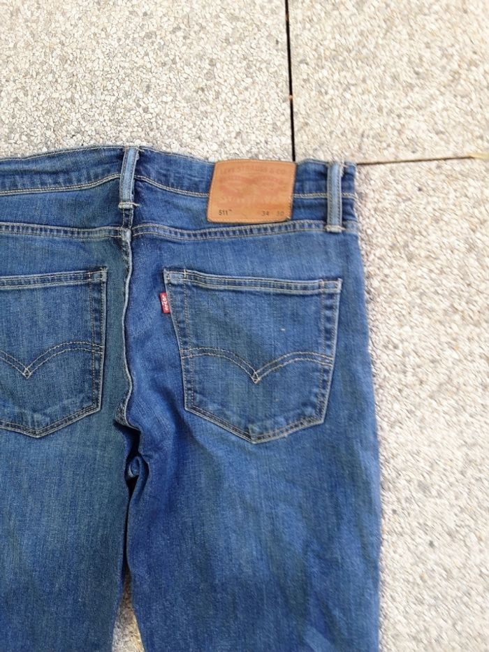 Pantalon jean marque Levi s strauss 511 taille w 34 l 30’ - photo numéro 7
