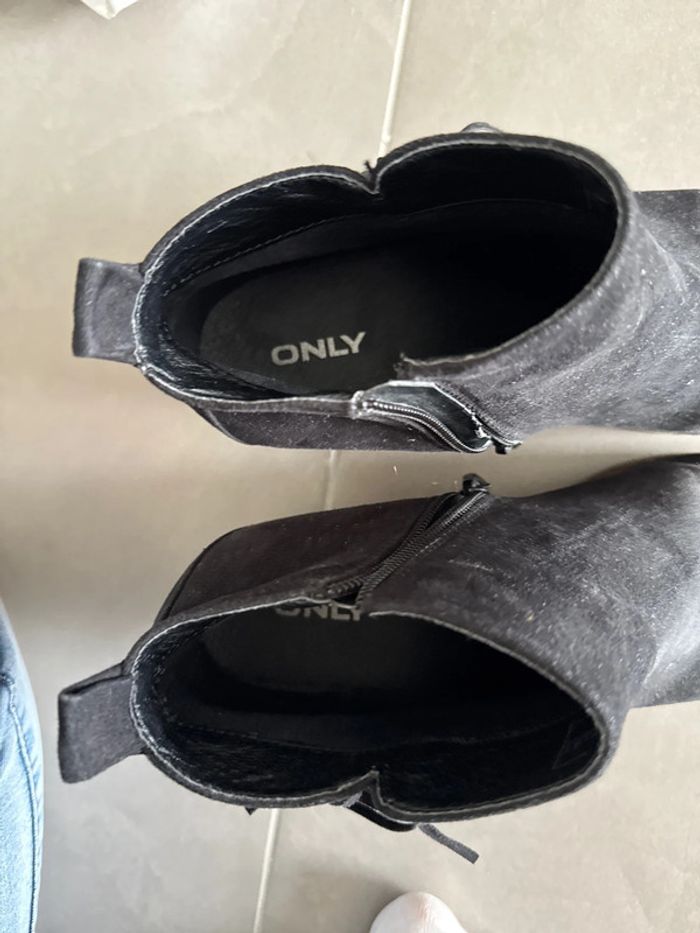 Bottine noire nubuck only 37 - photo numéro 4
