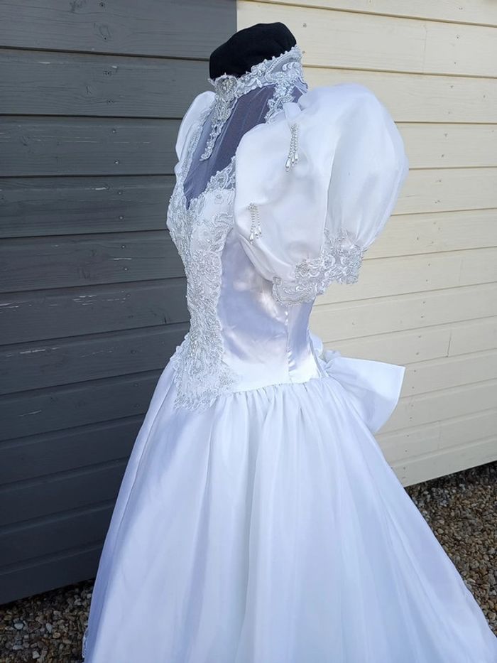robe de mariée vintage taille 36/38/40 - photo numéro 14