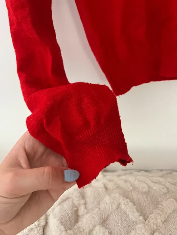 pull rouge - photo numéro 2