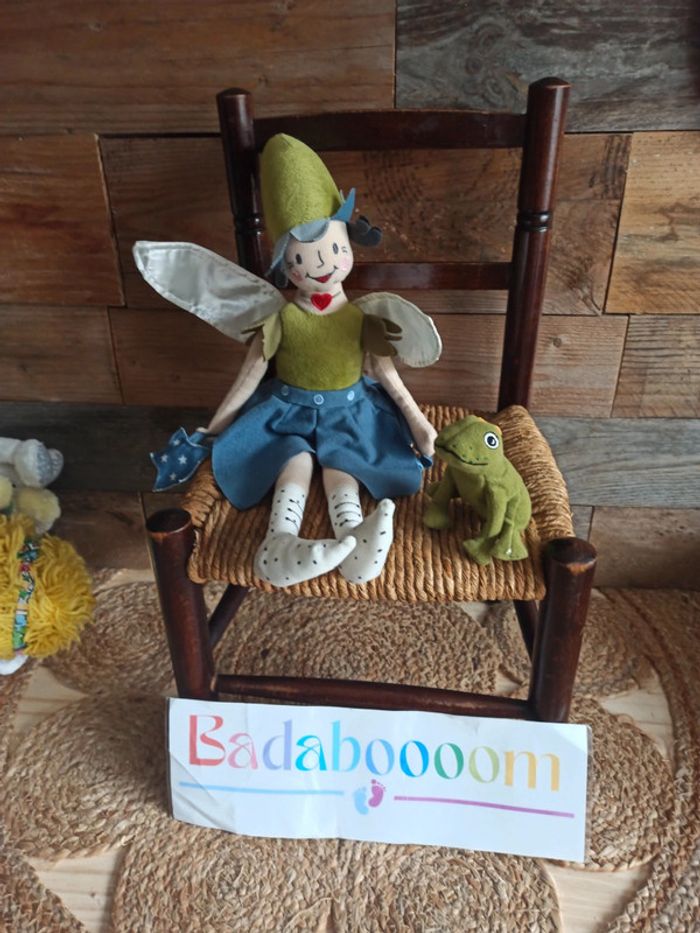 peluche ikea la fée et la grenouille tbe - photo numéro 2