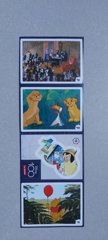 Autocollants Disney 100 ans de magie lot 8