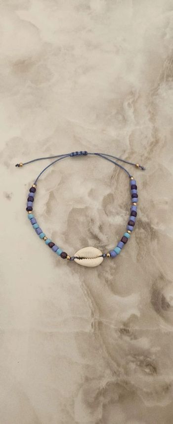 Bracelet à coquillage réglable