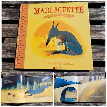 Livre grand format dos toilé : Marlaguette, Les albums du Père Castor (72)