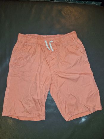 Short bermuda orange/ rose kiabi 12 ans