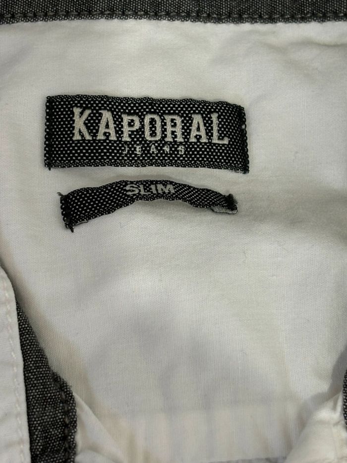 Belle chemise blanche Kaporal Slim L - photo numéro 6