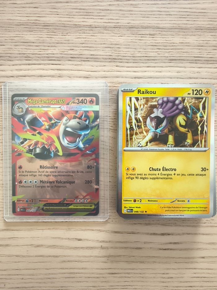 Lot cartes Pokémon - Méga Camérupt ex