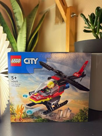 Lego City 60411 - L’Hélicoptère de Secours des Pompiers 