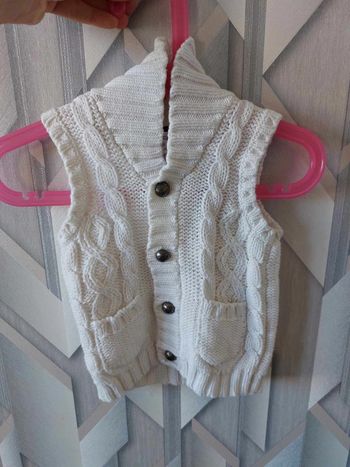 gilet sans manche blanc