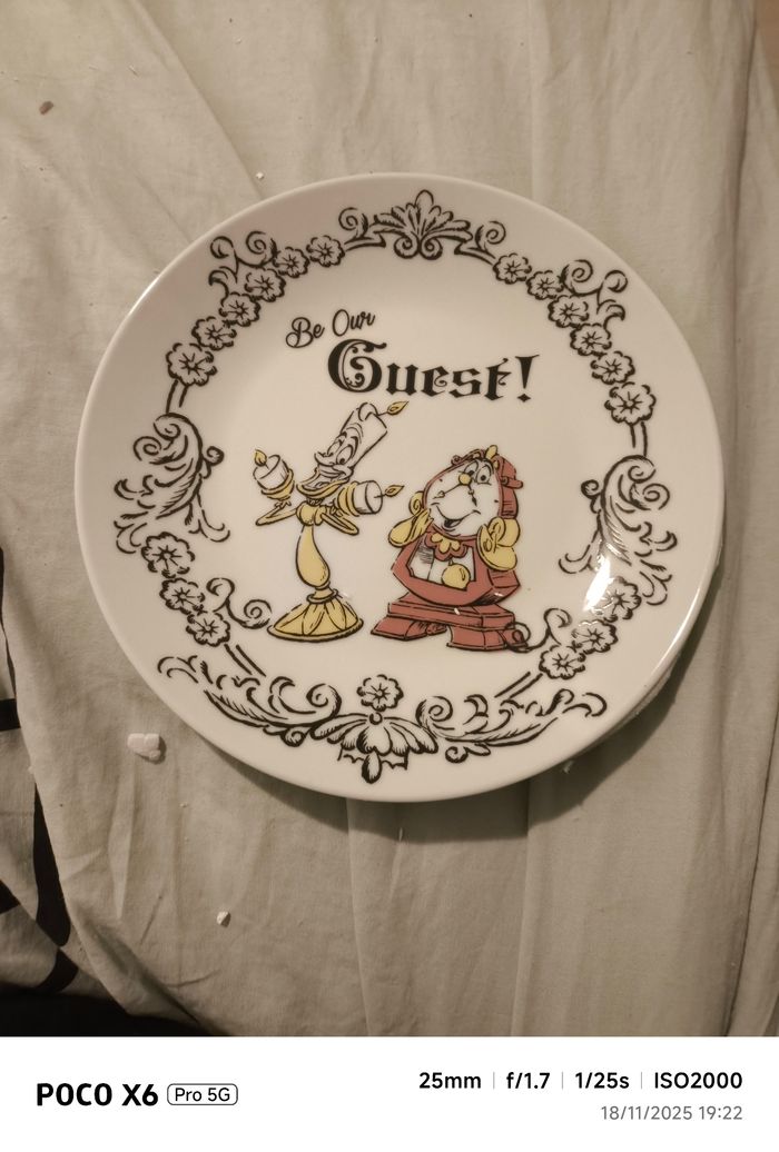 Assiettes la Belle et la Bête - photo numéro 7