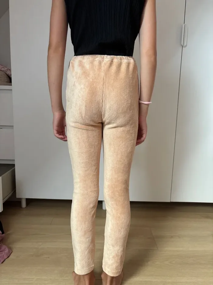 Legging velours beigne - photo numéro 3