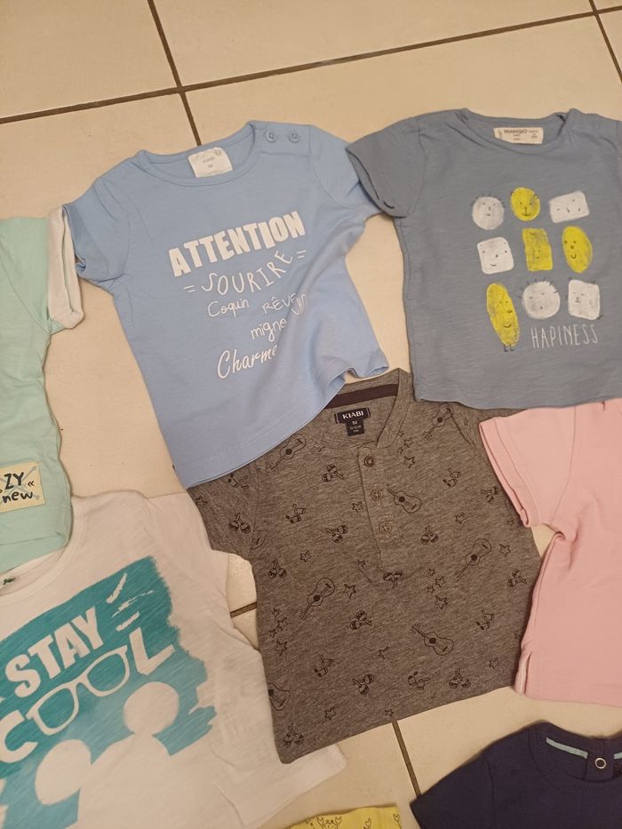 Lot 13 tee shirt manches courtes bébé - photo numéro 7