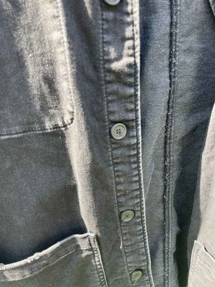 Veste en jean noir délavé Le Temps des Cerises – Style d’origine - photo numéro 6