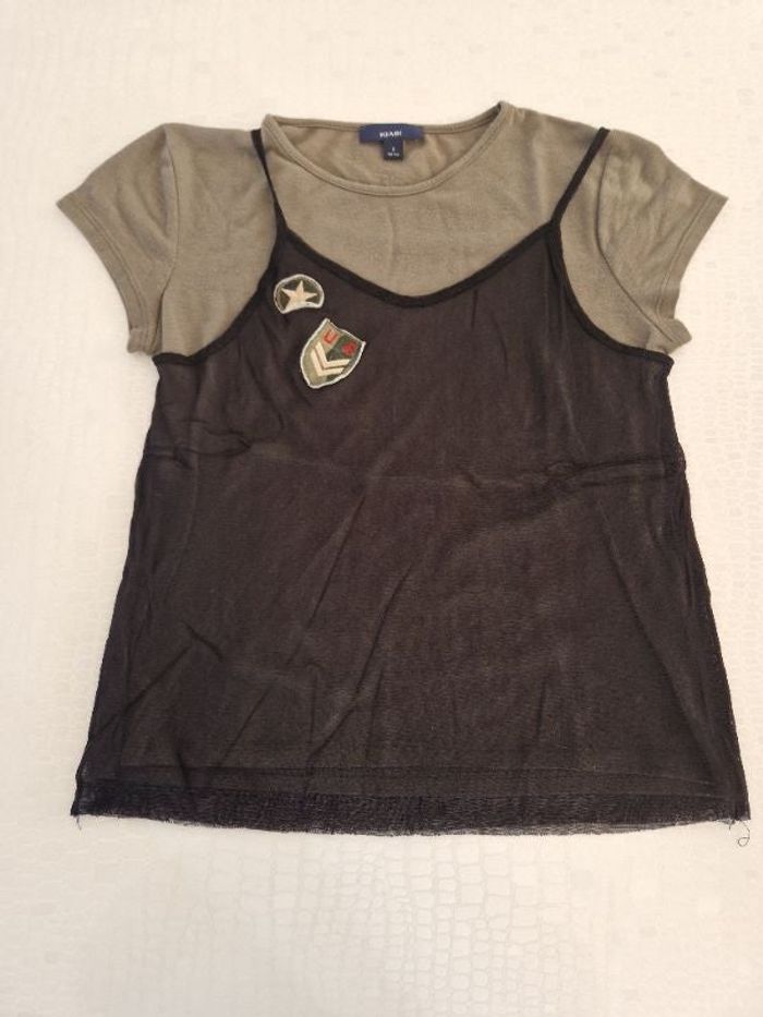 Tee shirt manche courte taille S kiabi
