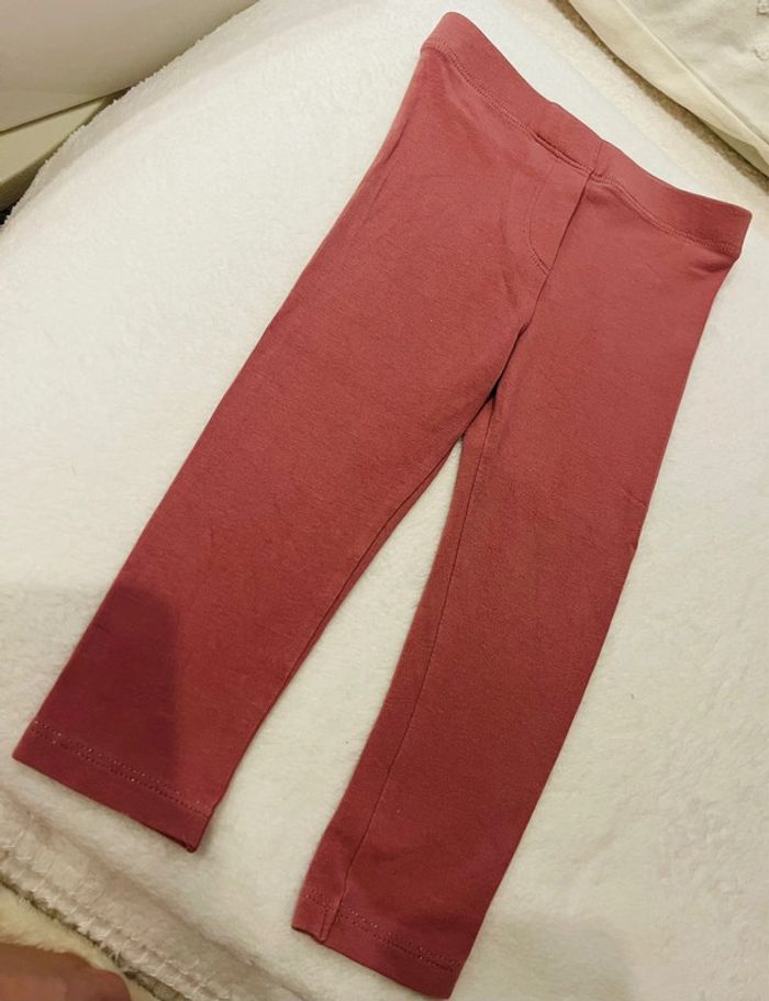 Pantalon legging rose foncé Orchestra 18 mois 81cm - photo numéro 2