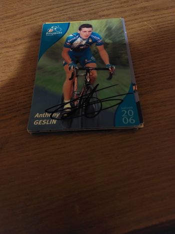 Coureurs cyclismes Anthony geslin 