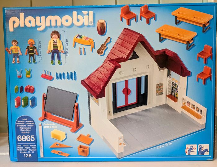 Playmobil Ecole avec salle de classe 6865 (2) - photo numéro 2