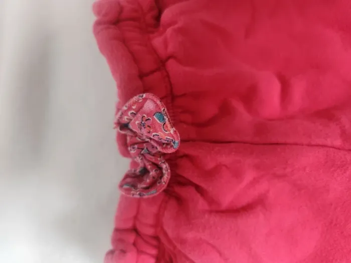 Magnifique lot bébé fille rose motif liberty jogging sweat salopette bandeau haut Dpam 9 mois - photo numéro 8