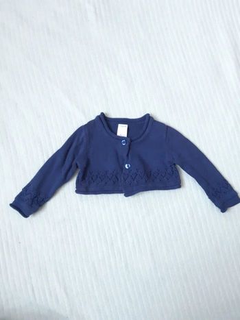 Gilet court Baby Club 62 cm