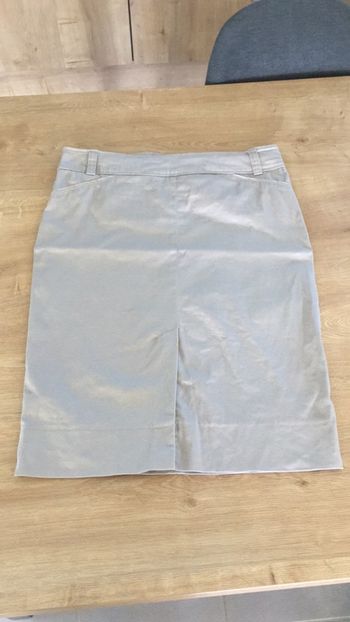 Jupe ceintré beige