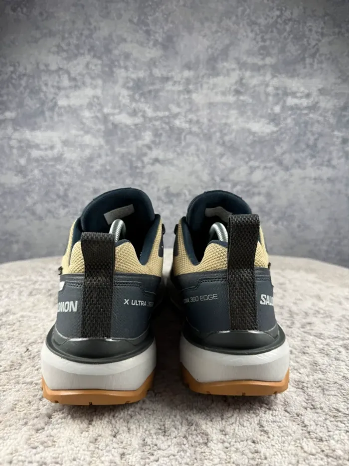 Salomon X Ultra 360 Gore-Tex - White & Beige & Blue - photo numéro 4
