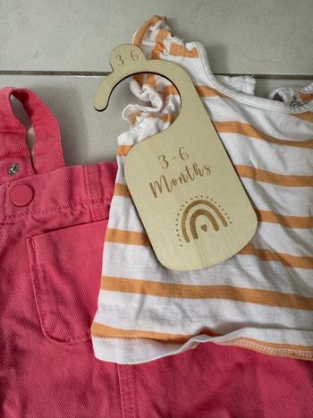 Salopette e Tshirt 3/6 Mesi Primark