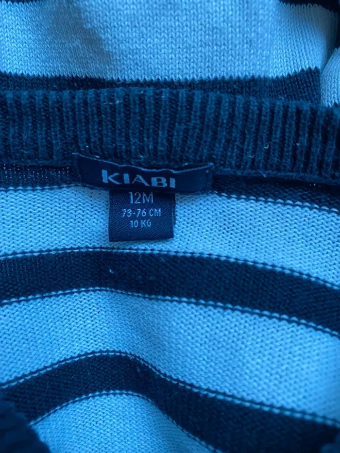Pull marinière 12 mois Kiabi - photo numéro 5