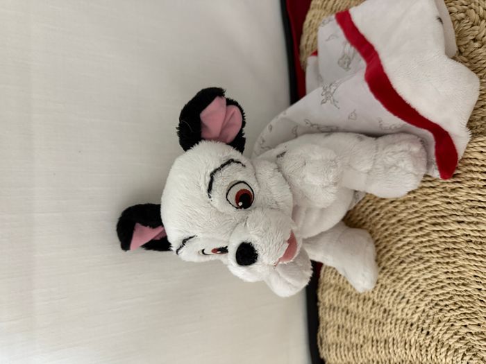 Peluche Doudou Chien Dalmatien Couverture Disney Nicotoy - photo numéro 3