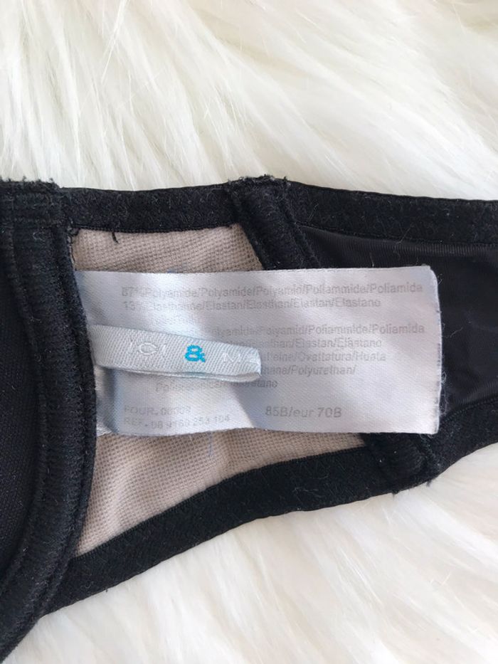 Soutien gorge noir et beige - photo numéro 3