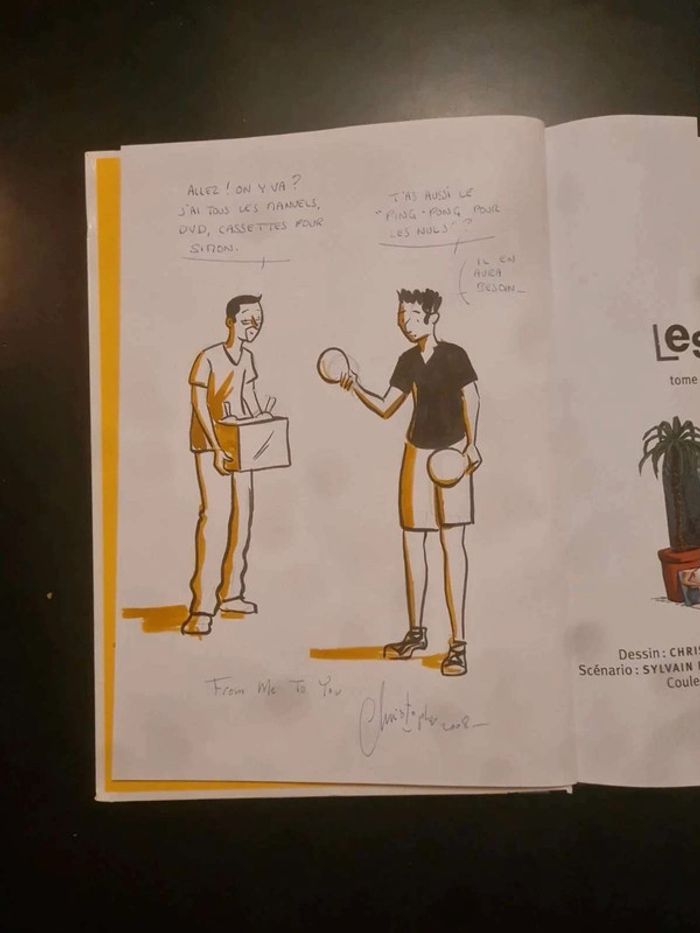 Bd les colocataires dédicacé - photo numéro 4