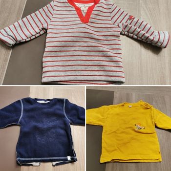 Lot de 3 pulls en 3 mois