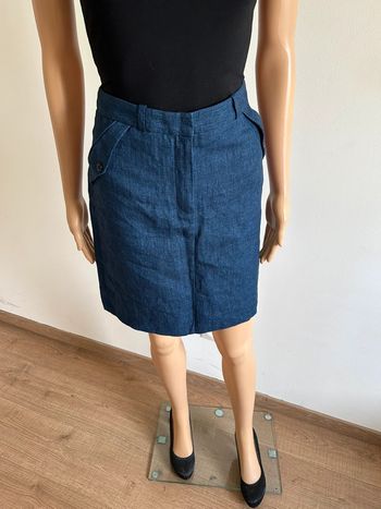 Jupe bleue marine Caroll taille 36 TBE