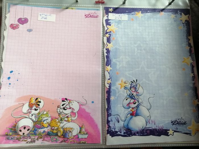 Lot(4) feuille diddl A5 à personnaliser - photo numéro 3