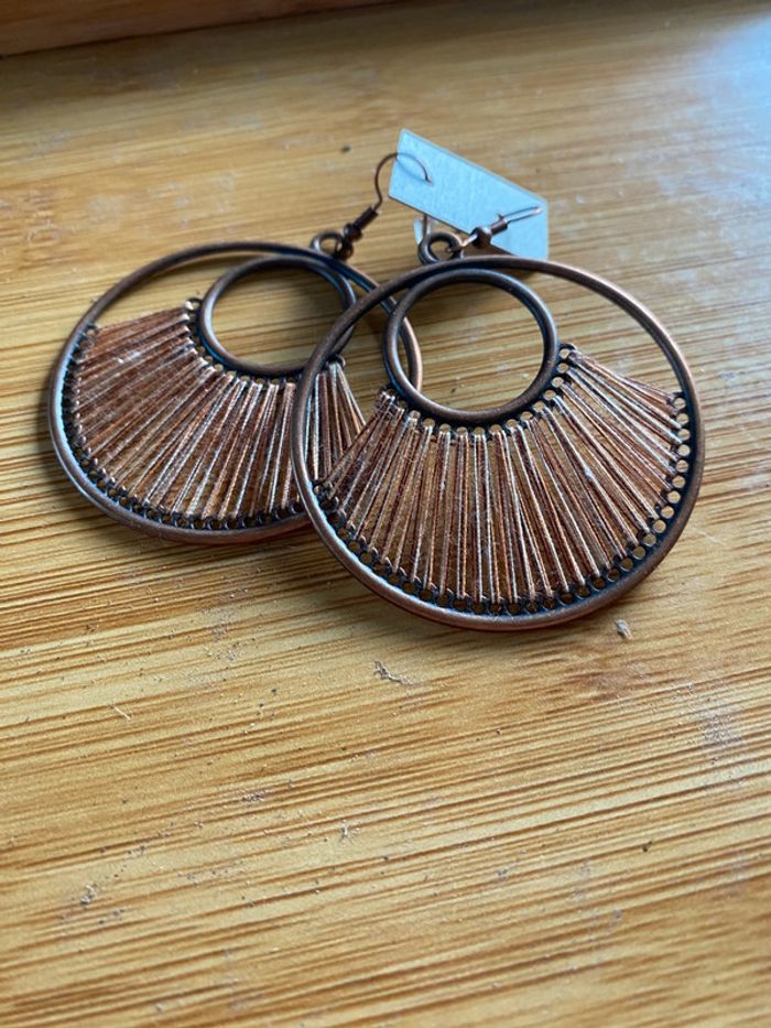Magnifiques boucles d’oreilles bohèmes - photo numéro 5