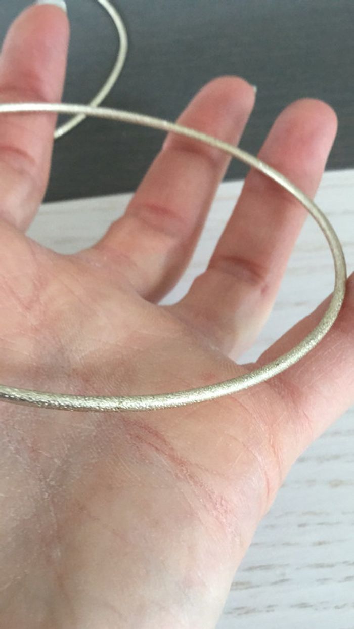 Grandes créoles argentées - photo numéro 2