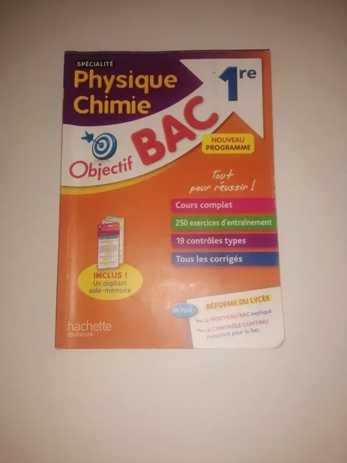 Spécialité Physique Chimie 1re