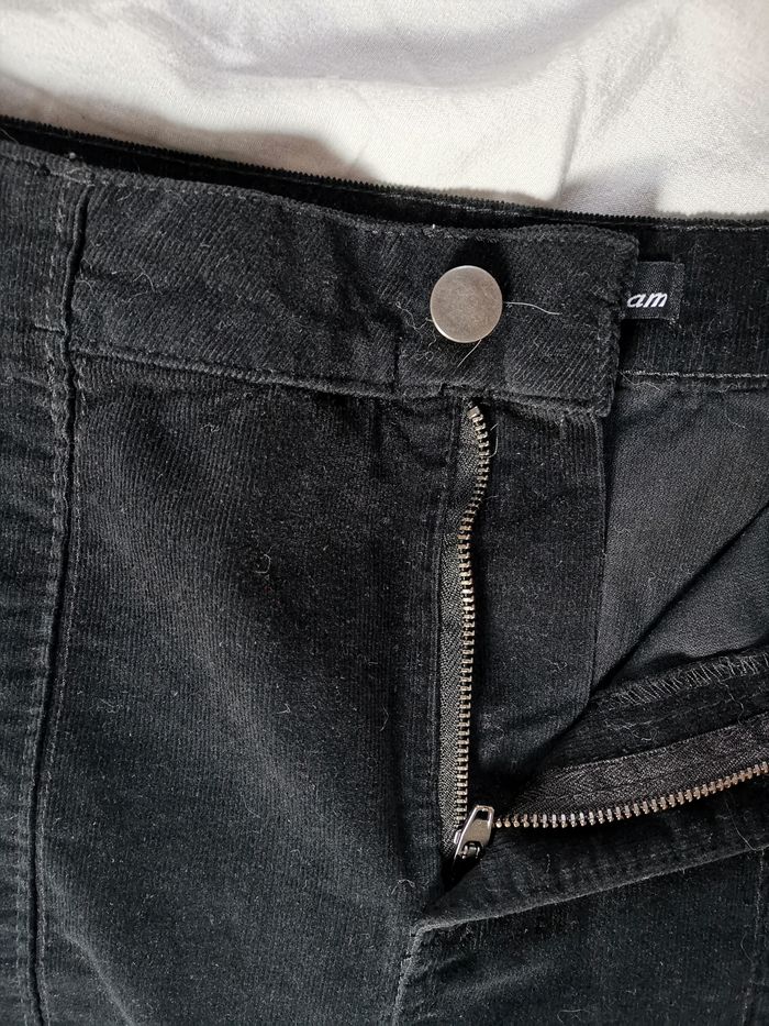 Jupe en velours noir Etam T40 - photo numéro 4