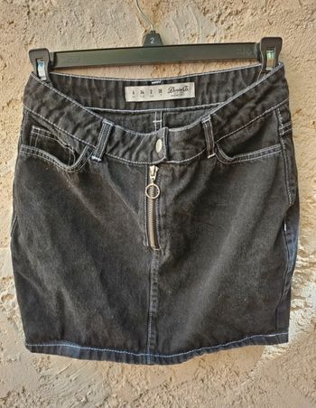Jupe en jean noir