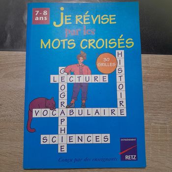 cahier Je révise par les mots croisés 7-8 ans - Retz