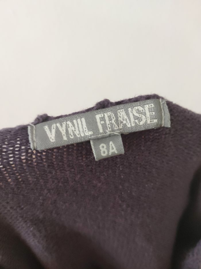 Gilet violet 8 ans Vinyl Fraise - photo numéro 2