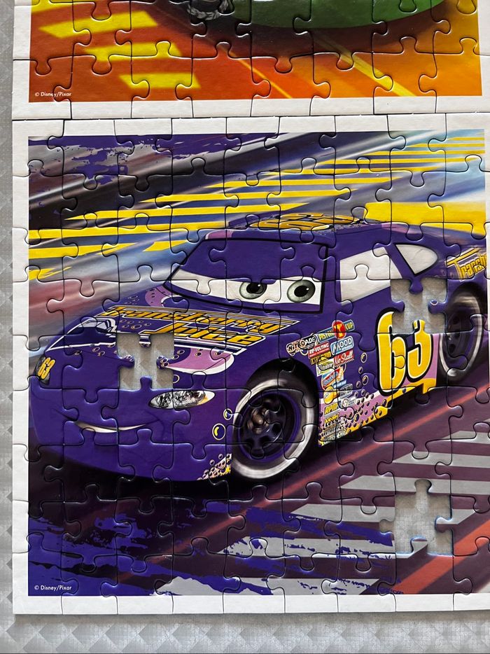Lot de 4 puzzle cars - photo numéro 4