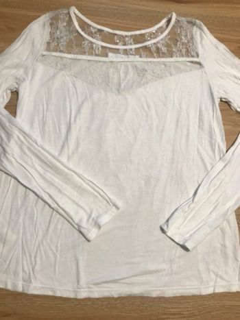 Tee shirt dentelle