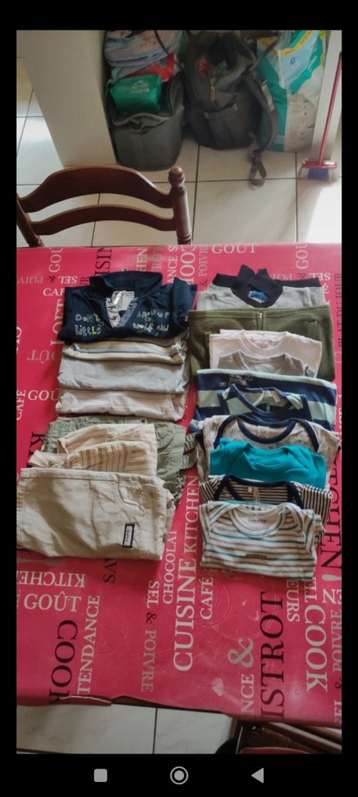 Vêtements  9  mois  garçon